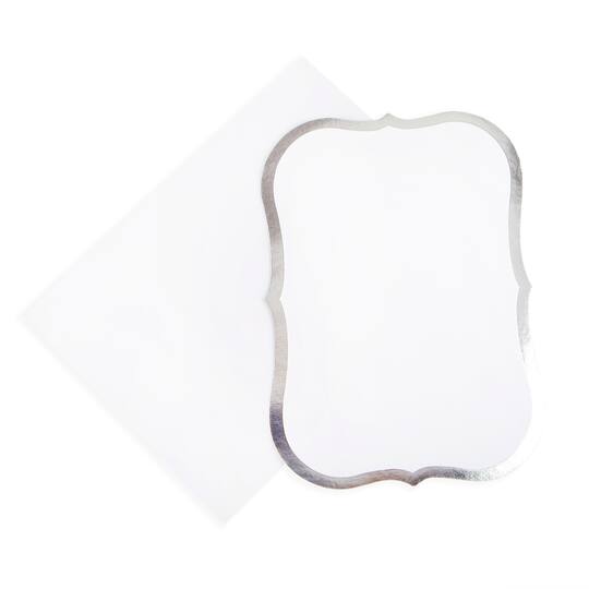 Silver Foil Flat Cards Envelopes By Recollections 5 X 7 Michaels Silver foil flat cards envelopes by recollections 5 x 7 michaels